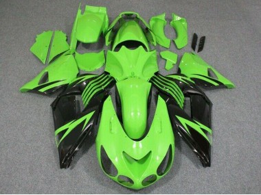 Kawasaki ZX14R ZZR 1400 2006-2011 - Verde Preto