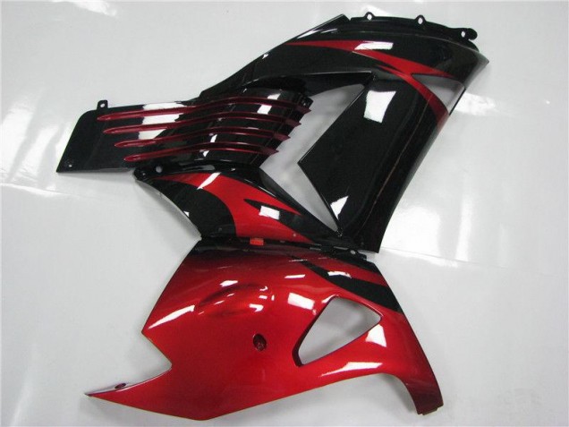 Kawasaki ZX14R ZZR 1400 2006-2011 - Vermelho Preto Kawasaki ZX14R ZZR 1400 2006-2011 - Vermelho Preto