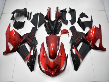 Kawasaki ZX14R ZZR 1400 2006-2011 - Vermelho Preto