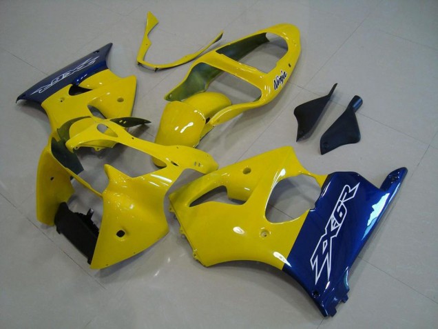 Kawasaki ZX6R 2000-2002 - Amarelo Azul