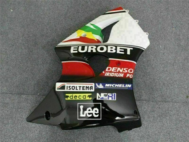Kawasaki ZX6R 2000-2002 - Preto Branco Eurobet Kawasaki ZX6R 2000-2002 - Preto Branco Eurobet