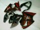Kawasaki ZX6R 2000-2002 - Preto Vermelho Chama