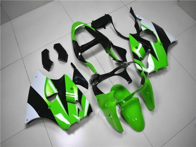 Kawasaki ZX6R 2000-2002 - Verde Branco Preto