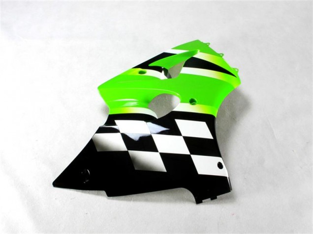 Kawasaki ZX6R 2000-2002 - Verde Preto Branco Kawasaki ZX6R 2000-2002 - Verde Preto Branco