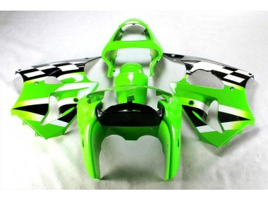 Kawasaki ZX6R 2000-2002 - Verde Preto Branco
