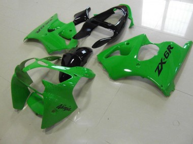 Kawasaki ZX6R 2000-2002 - Verde Preto Cauda