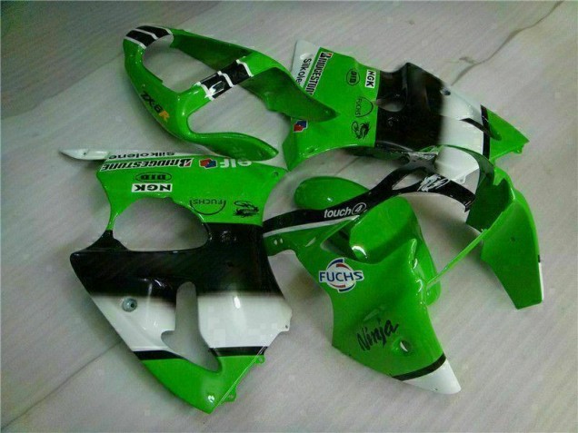 Kawasaki ZX6R 2000-2002 - Verde Preto Kawasaki ZX6R 2000-2002 - Verde Preto