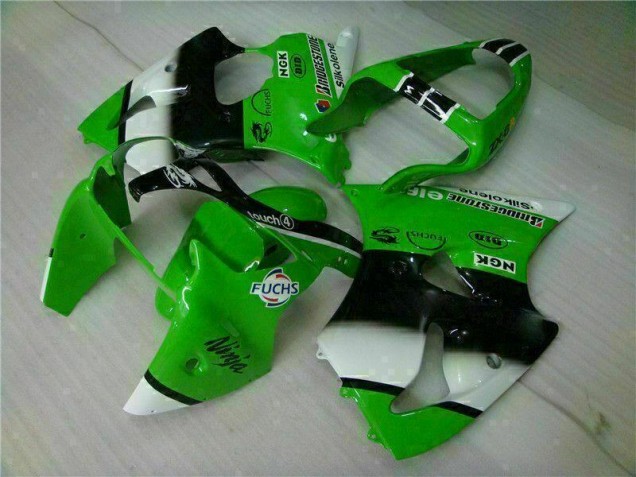 Kawasaki ZX6R 2000-2002 - Verde Preto Kawasaki ZX6R 2000-2002 - Verde Preto