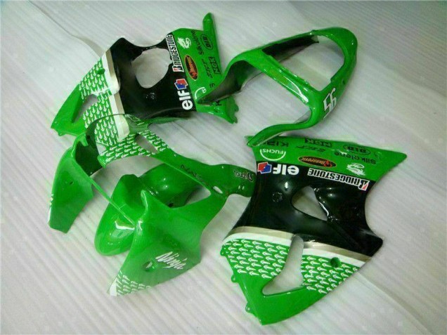 Kawasaki ZX6R 2000-2002 - Verde Preto