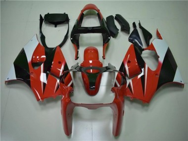 Kawasaki ZX6R 2000-2002 - Vermelho Preto Branco