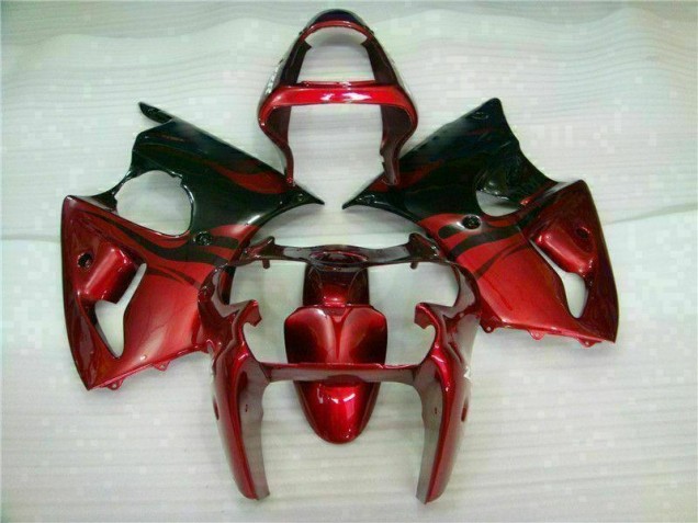 Kawasaki ZX6R 2000-2002 - Vermelho Preto