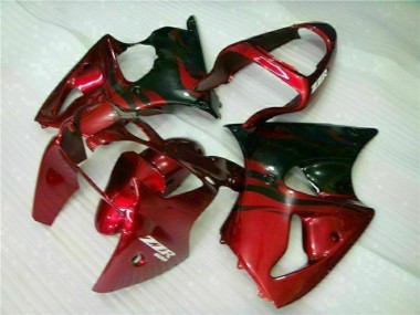Kawasaki ZX6R 2000-2002 - Vermelho Preto