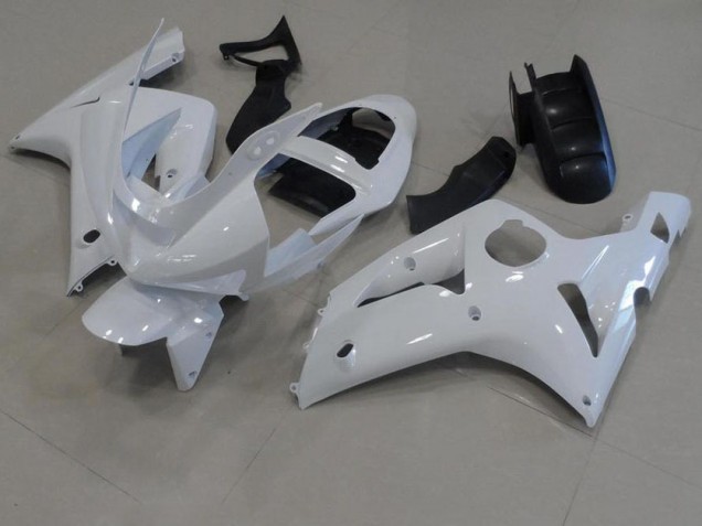Kawasaki ZX6R 2003-2004 - Branco Kawasaki ZX6R 2003-2004 - Branco