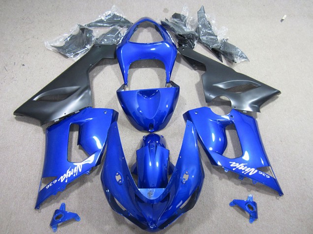 Kawasaki ZX6R 2005-2006 - Azul Branco Ninja 636