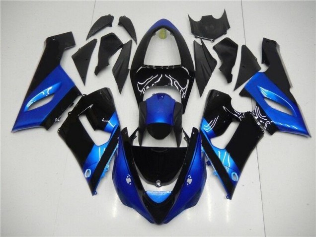 Kawasaki ZX6R 2005-2006 - Azul Preto Kawasaki ZX6R 2005-2006 - Azul Preto