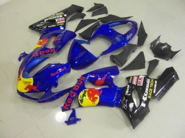 Kawasaki ZX6R 2005-2006 - Azul Red Bull