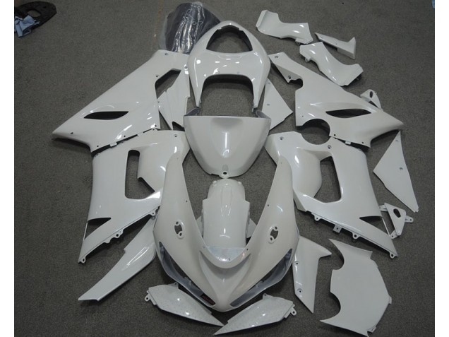 Kawasaki ZX6R 2005-2006 - Branco Kawasaki ZX6R 2005-2006 - Branco