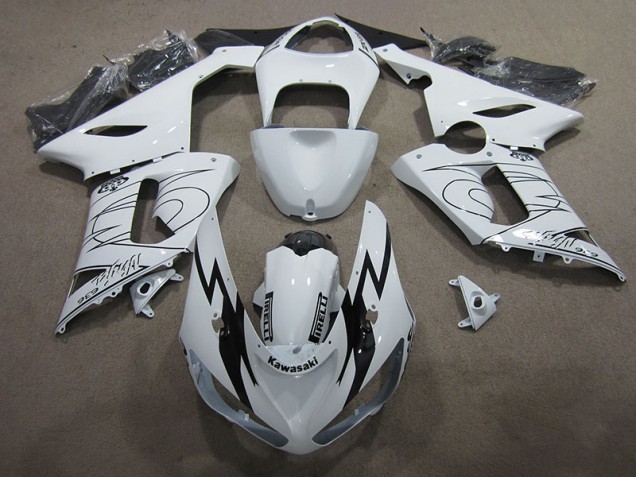 Kawasaki ZX6R 2005-2006 - Branco Ninja 636 Kawasaki ZX6R 2005-2006 - Branco Ninja 636