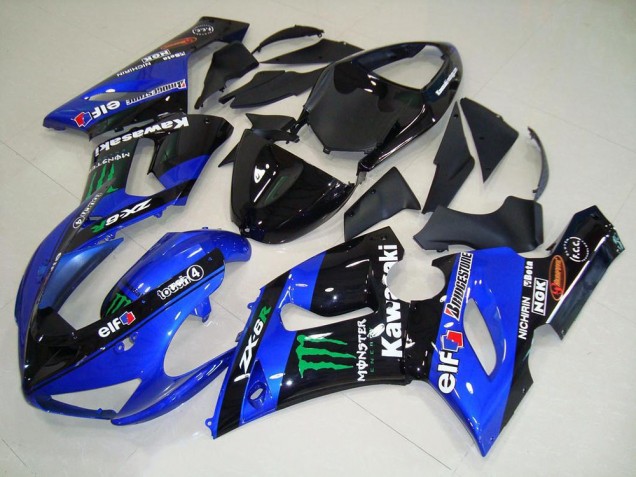 Kawasaki ZX6R 2005-2006 - Doce Azul Monster