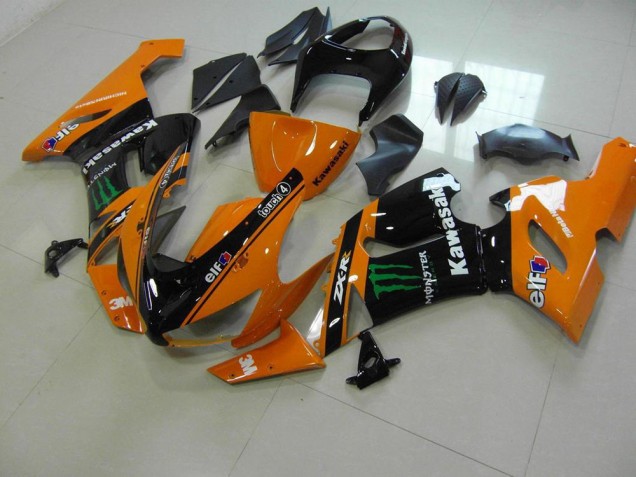 Kawasaki ZX6R 2005-2006 - Laranja Monster Kawasaki ZX6R 2005-2006 - Laranja Monster