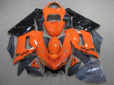 Kawasaki ZX6R 2005-2006 - Laranja Preto Ninja