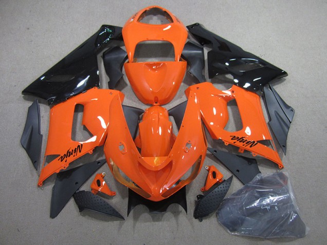 Kawasaki ZX6R 2005-2006 - Laranja Preto Ninja Kawasaki ZX6R 2005-2006 - Laranja Preto Ninja