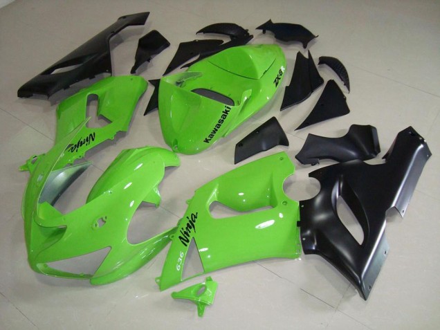 Kawasaki ZX6R 2005-2006 - Lime Verde Kawasaki ZX6R 2005-2006 - Lime Verde