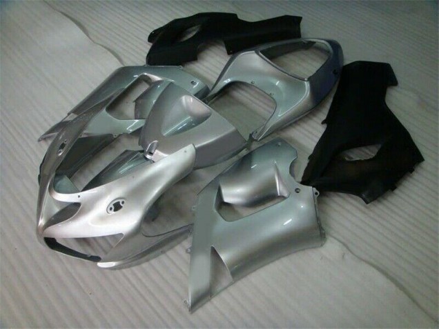 Kawasaki ZX6R 2005-2006 - Prata Preto