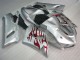 Kawasaki ZX6R 2005-2006 - Prata Vermelho Chamas Kawasaki ZX6R 2005-2006 - Prata Vermelho Chamas