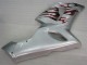 Kawasaki ZX6R 2005-2006 - Prata Vermelho Chamas Kawasaki ZX6R 2005-2006 - Prata Vermelho Chamas