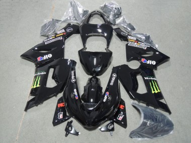 Kawasaki ZX6R 2005-2006 - Preto 3M Touch4 Monster