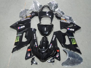 Kawasaki ZX6R 2005-2006 - Preto 3M Touch4 Monster