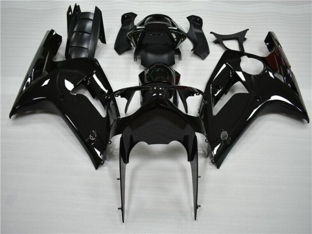 Kawasaki ZX6R 2005-2006 - Preto Brilhante