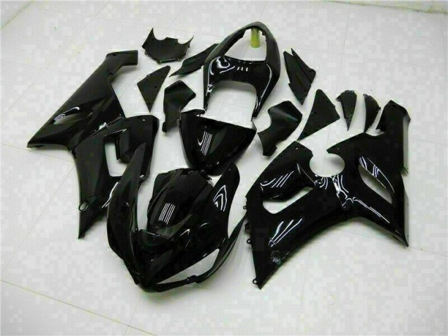Kawasaki ZX6R 2005-2006 - Preto Brilhante