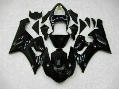 Kawasaki ZX6R 2005-2006 - Preto Brilhante