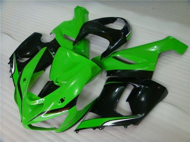 Kawasaki ZX6R 2005-2006 - Verde Branco Preto Kawasaki ZX6R 2005-2006 - Verde Branco Preto