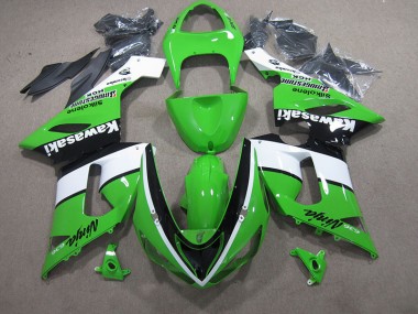 Kawasaki ZX6R 2005-2006 - Verde Branco Preto Ninja 636