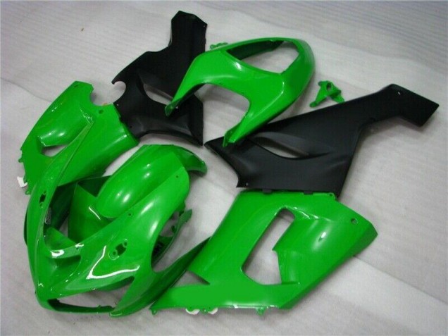 Kawasaki ZX6R 2005-2006 - Verde Preto Fosco