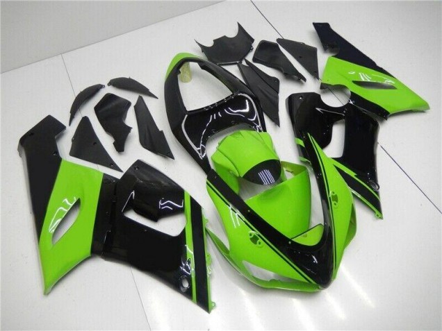Kawasaki ZX6R 2005-2006 - Verde Preto Kawasaki ZX6R 2005-2006 - Verde Preto