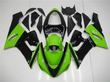 Kawasaki ZX6R 2005-2006 - Verde Preto