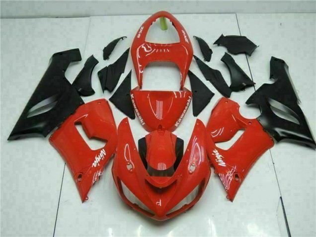 Kawasaki ZX6R 2005-2006 - Vermelho