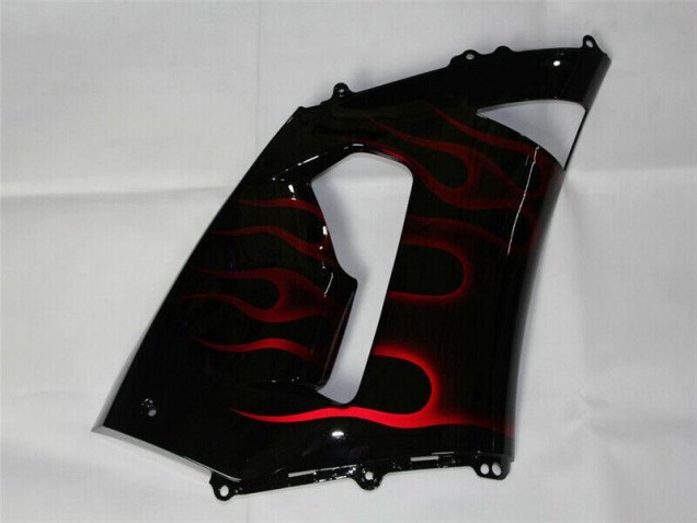 Kawasaki ZX6R 2005-2006 - Vermelho Preto Kawasaki ZX6R 2005-2006 - Vermelho Preto
