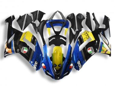 Kawasaki ZX6R 2007-2008 - Azul Tubarão