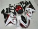 Kawasaki ZX6R 2007-2008 - Branco Preto Vermelho