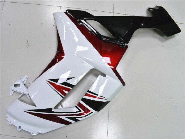 Kawasaki ZX6R 2007-2008 - Branco Preto Vermelho