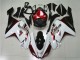 Kawasaki ZX6R 2007-2008 - Branco Preto Vermelho