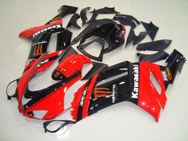 Kawasaki ZX6R 2007-2008 - Monster Vermelho Kawasaki ZX6R 2007-2008 - Monster Vermelho