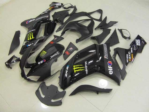 Kawasaki ZX6R 2007-2008 - Preto Monster