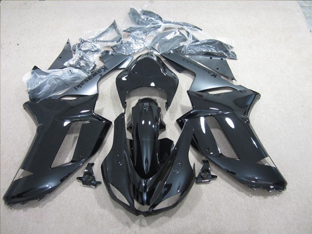 Kawasaki ZX6R 2007-2008 - Preto Prata