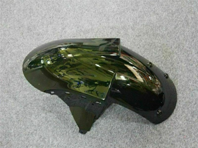 Kawasaki ZX6R 2007-2008 - Preto Vermelho Chama
